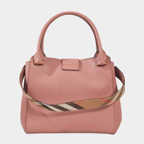 burberry pink tote bag